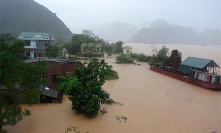Mueren 14 personas por las inundaciones en la costa central de Vietnam